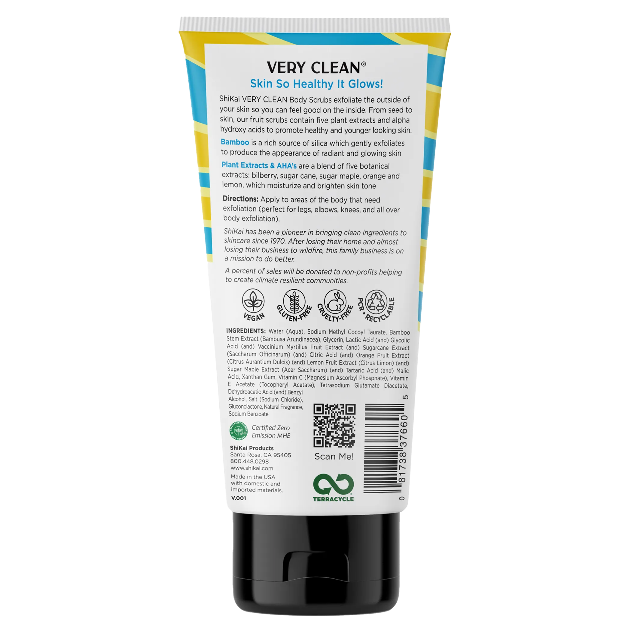 Very Clean Refresh Coconut Bamboo Scrub