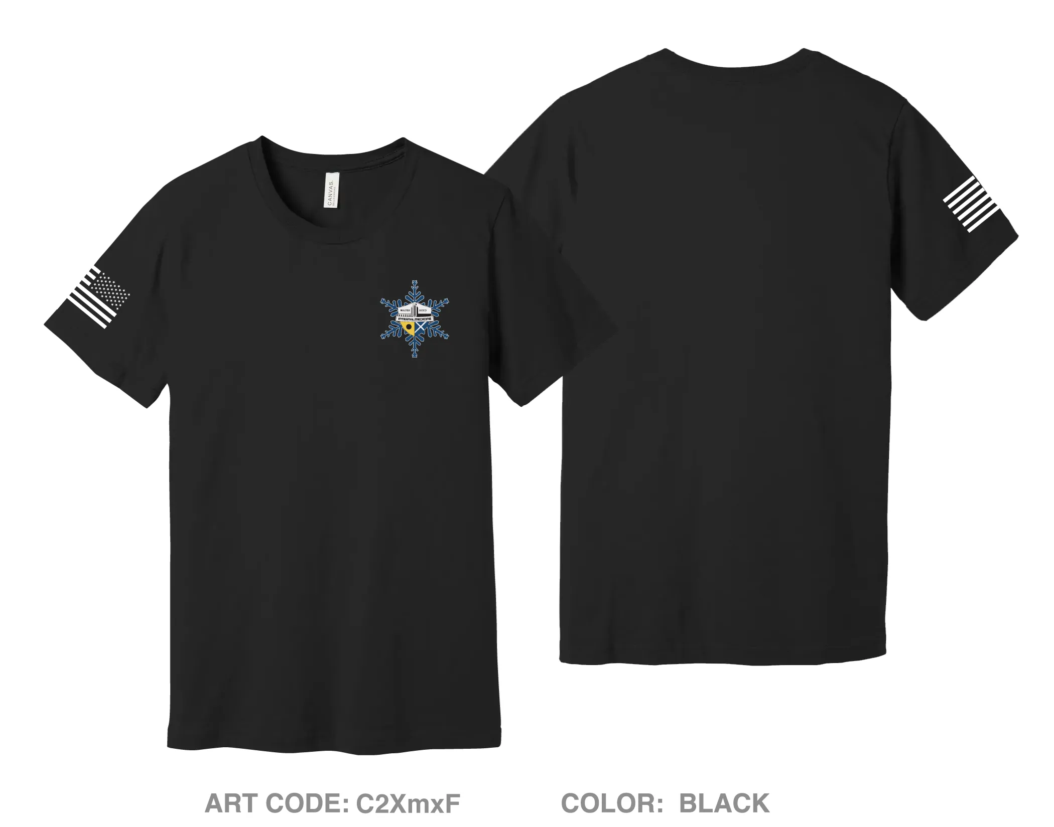 Walter Reed National Military Medical Center Internal Medicine Comfort Unisex Cotton SS Tee - C2XmxF