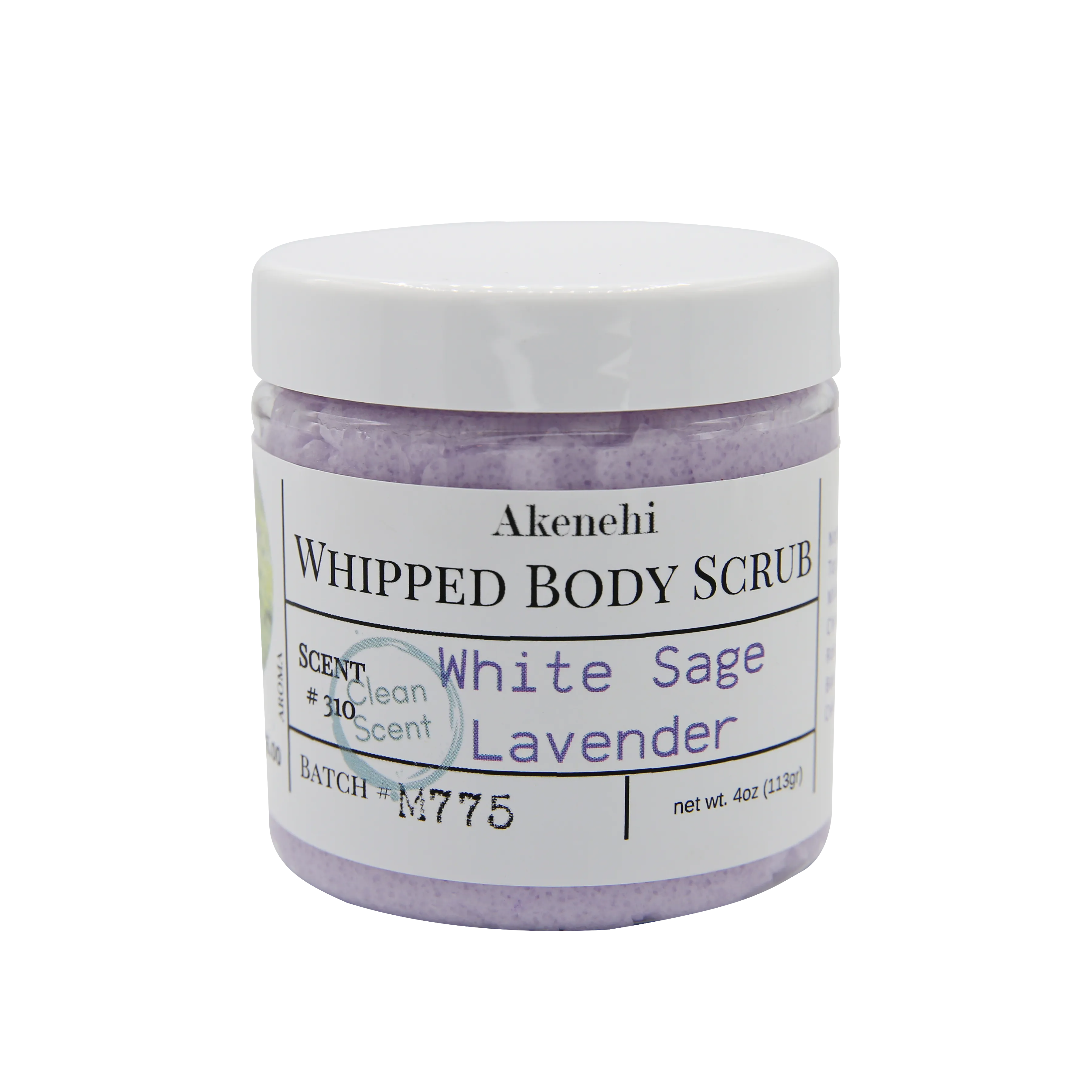Whipped Soap Body Scrub #310 | White Sage Lavender
