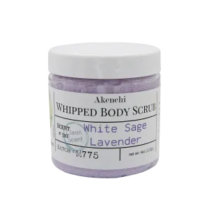 Whipped Soap Body Scrub #310 | White Sage Lavender