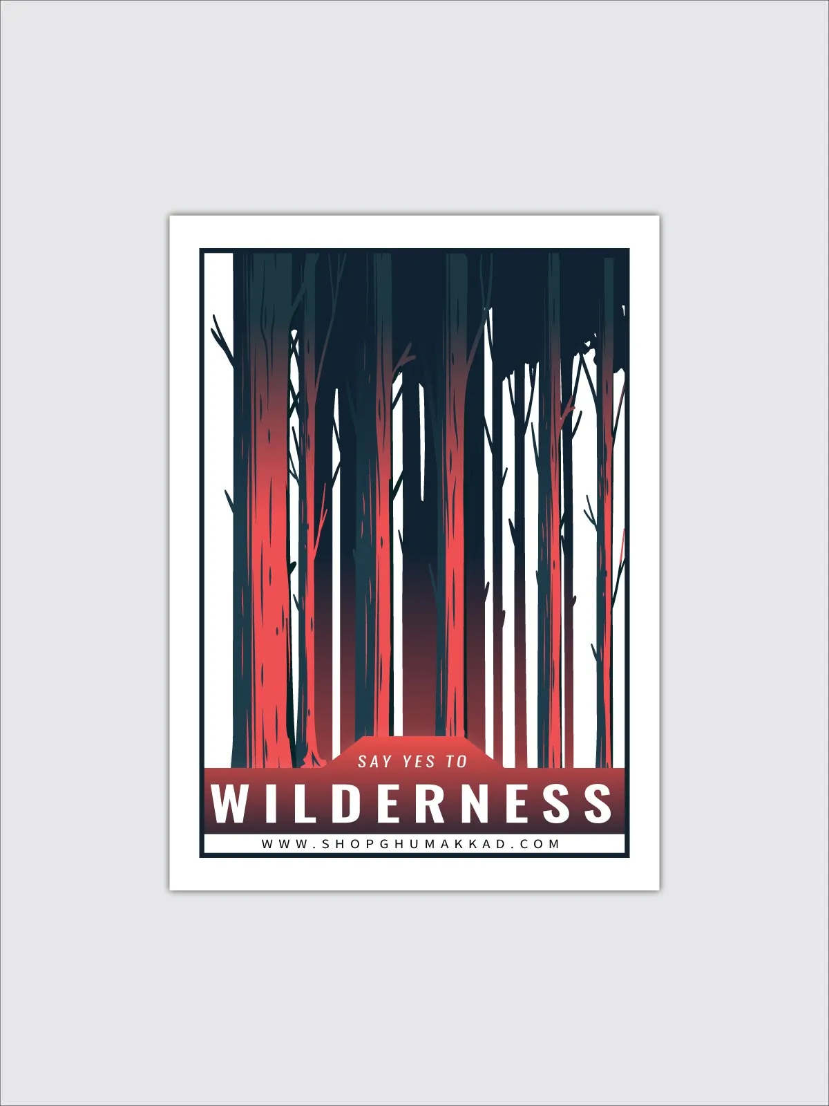 Wilderness  | Laptop / Car Sticker