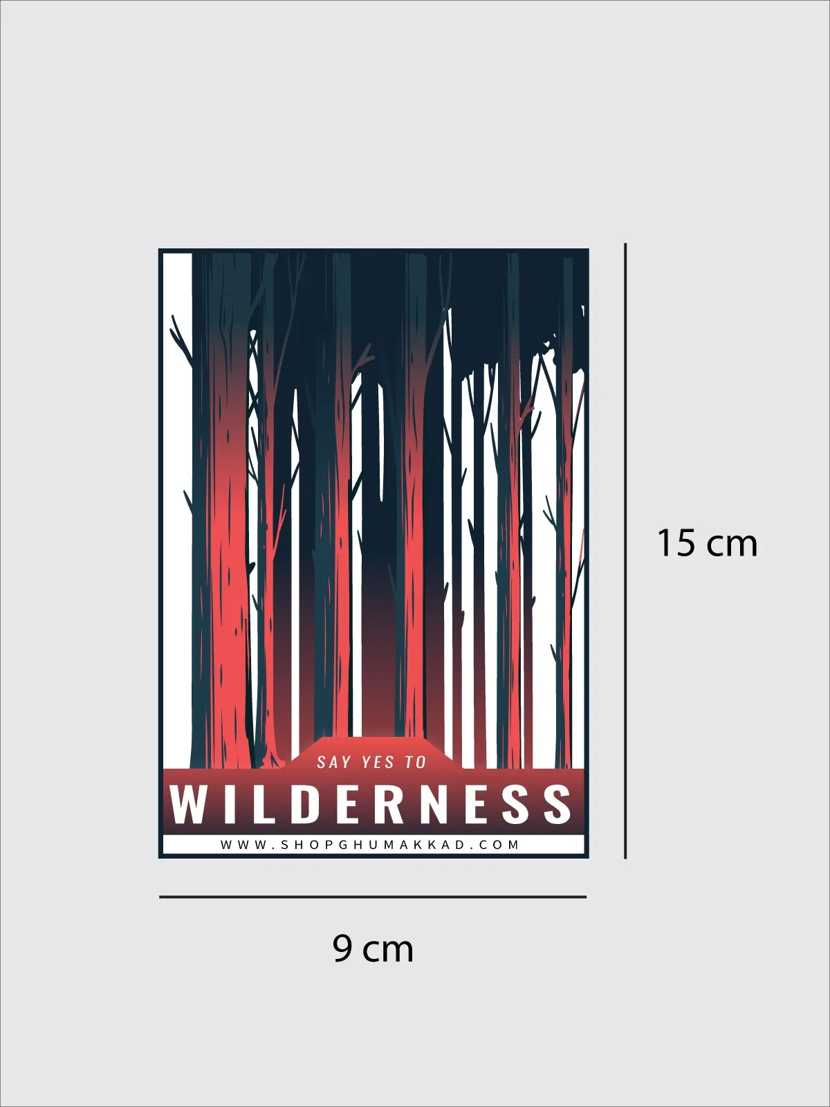 Wilderness  | Laptop / Car Sticker
