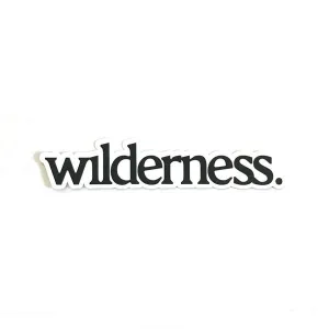 Wilderness Sticker
