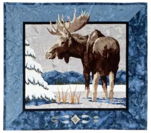 Wildfire Designs Alaska Moose n Spruce Applique Quilt Pattern