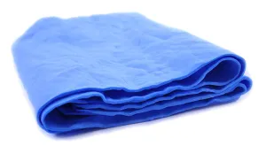 X-Large PVC Towel Synthetic-Chamois High Density Absorbing Towel - Perfect for Home and Automotive use or anywhere you need high absorbency and cleaning power (BLUE)
