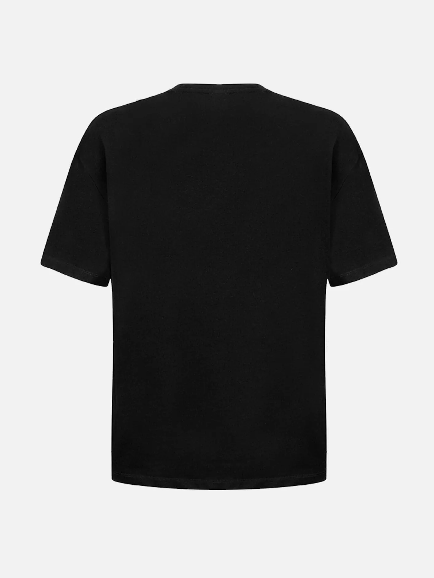 Yuza Göğüs Baskılı Relaxed Kesim T-Shirt