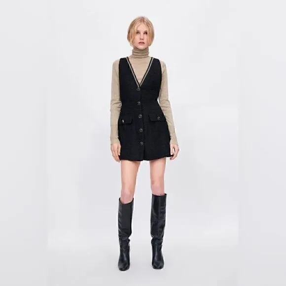 Zara Tweed Mini Dress