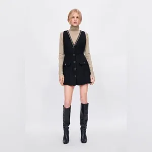 Zara Tweed Mini Dress