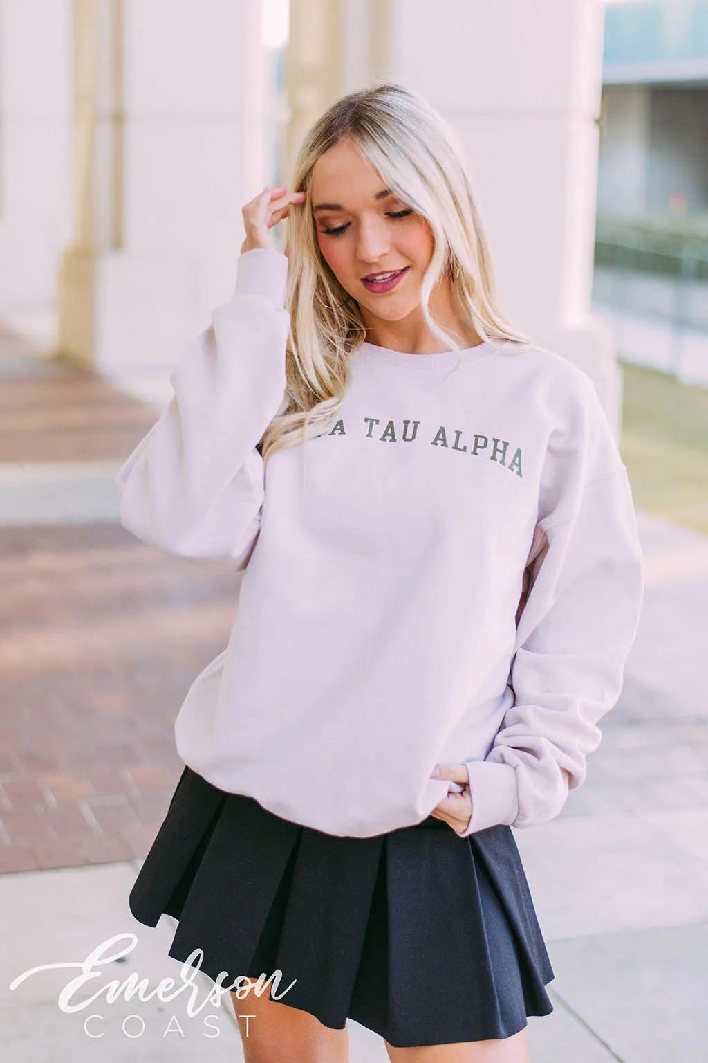 Zeta Tau Alpha Classic Sand Sweatshirt